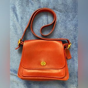 Maroon Coach Rambler bag